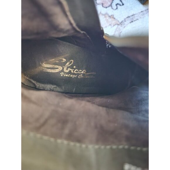 Sbicca Women's Sz. 9 Forest Green Suede Lorenza Ankle Booties - Picture 8 of 8